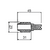 ΣΧΑΡΑ ΥΠΕΡΧΕΙΛΙΣΗΣ ΕΥΚΑΜΠΤΗ ΓΑΛΑΖΙΑ 180mm