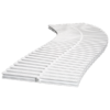 OVERFLOW GRATING flexible – White  245mm
