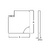 ΓΩΝΙΑ ΣΧΑΡΑΣ ΥΠΕΡΧΕΙΛΙΣΗΣ 90° ΛΕΥΚΗ, 180mm